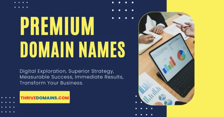 Home 7 Premium Domain Names banner